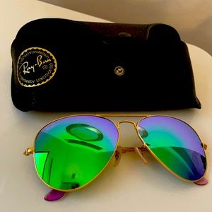 rayban sunglass - authentic aviator style